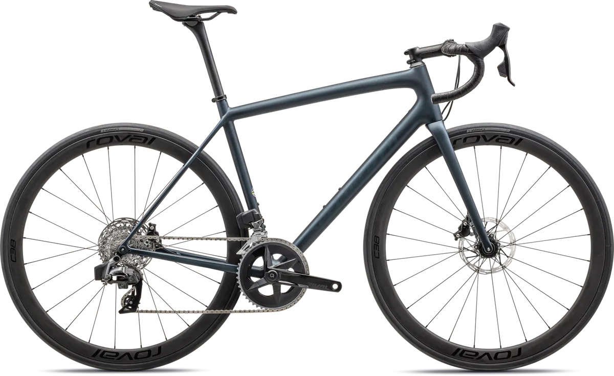 Aethos Expert - SRAM Rival eTAP AXS - Satin Metallic Deep Lake/Deep Lake / 49