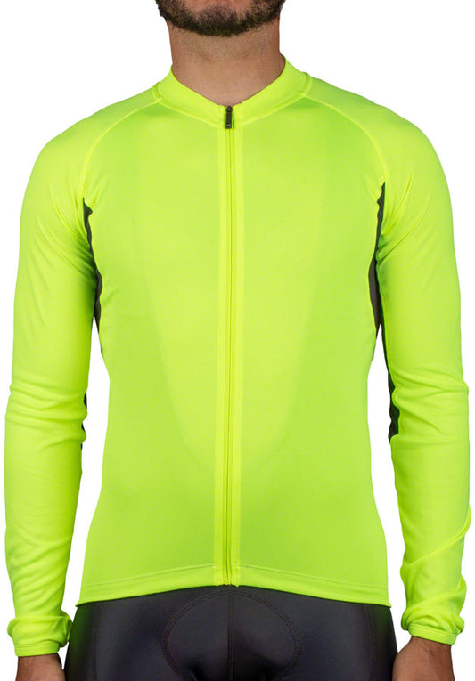 Bellwether Sol-Air UPF Long Sleeve Jersey - Hi-Vis Men's Large