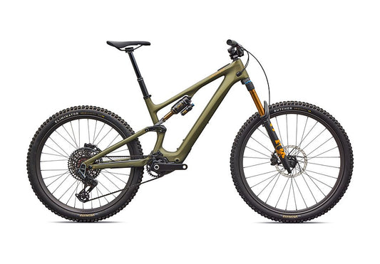 2026 Specialized Levo Sl Pro Carbon Bike Laurel Green Metallic / Orange Zest S5