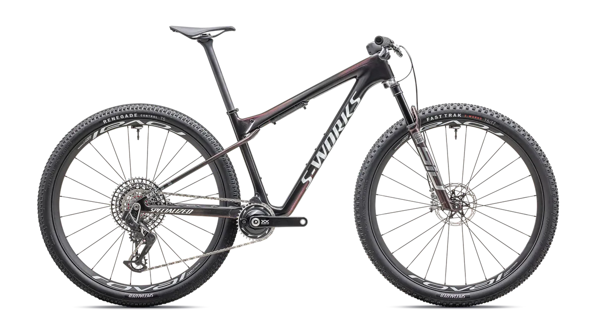 S-Works Epic World Cup - SRAM XX SL AXS, RockShox Ultimate - Gloss Carbon / Red Pearl / Chameleon Fade / S