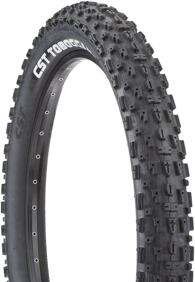 CST Toboggan Tire - 26 x 4 Clincher Wire Black