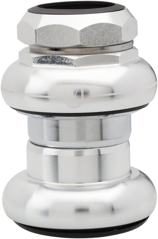Velo Orange Threaded Headset - Caged Bearing EC29 /25.4-24tpi Upper | EC29/27 Lower Silver