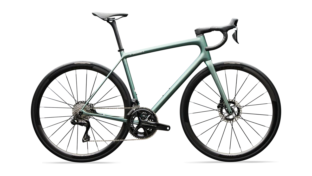 S-Works Aethos 2 - Shimano Dura-Ace Di2 - Gloss Premium Fjord Metallic / 49