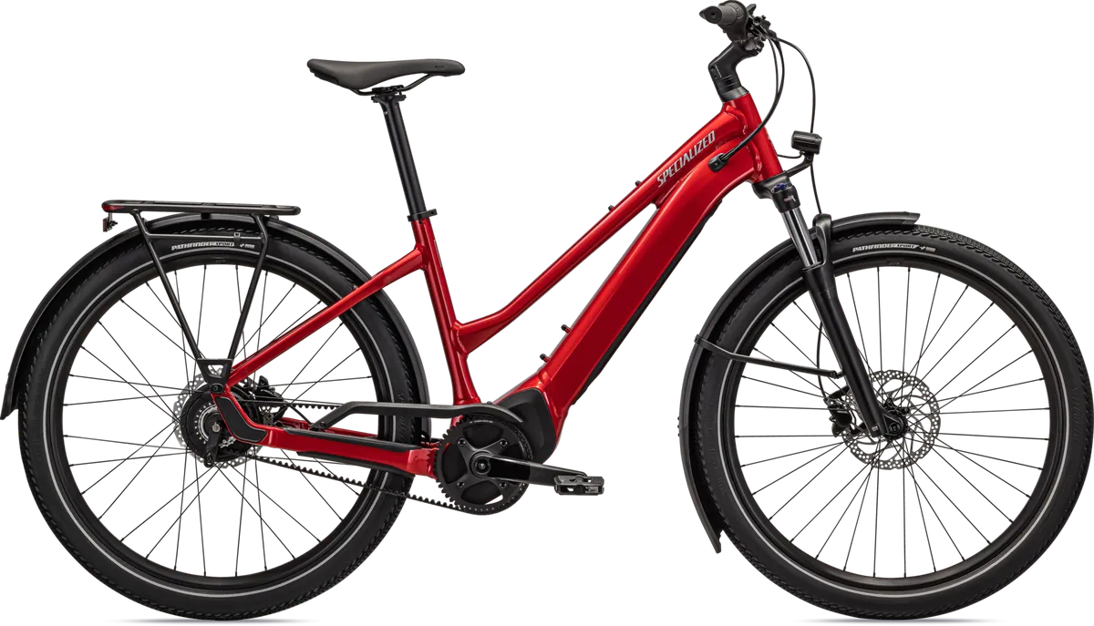 Turbo Vado 3.0 IGH Step-Through - Red Tint / Silver Reflective / S