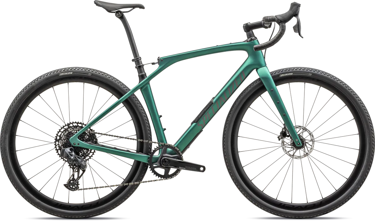 Diverge STR Expert - SRAM Rival eTAP AXS / GX Eagle AXS - Satin Metallic Pine / Smoke / 49