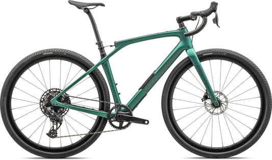 Diverge STR Expert - SRAM Rival eTAP AXS / GX Eagle AXS - Satin Metallic Pine / Smoke / 49
