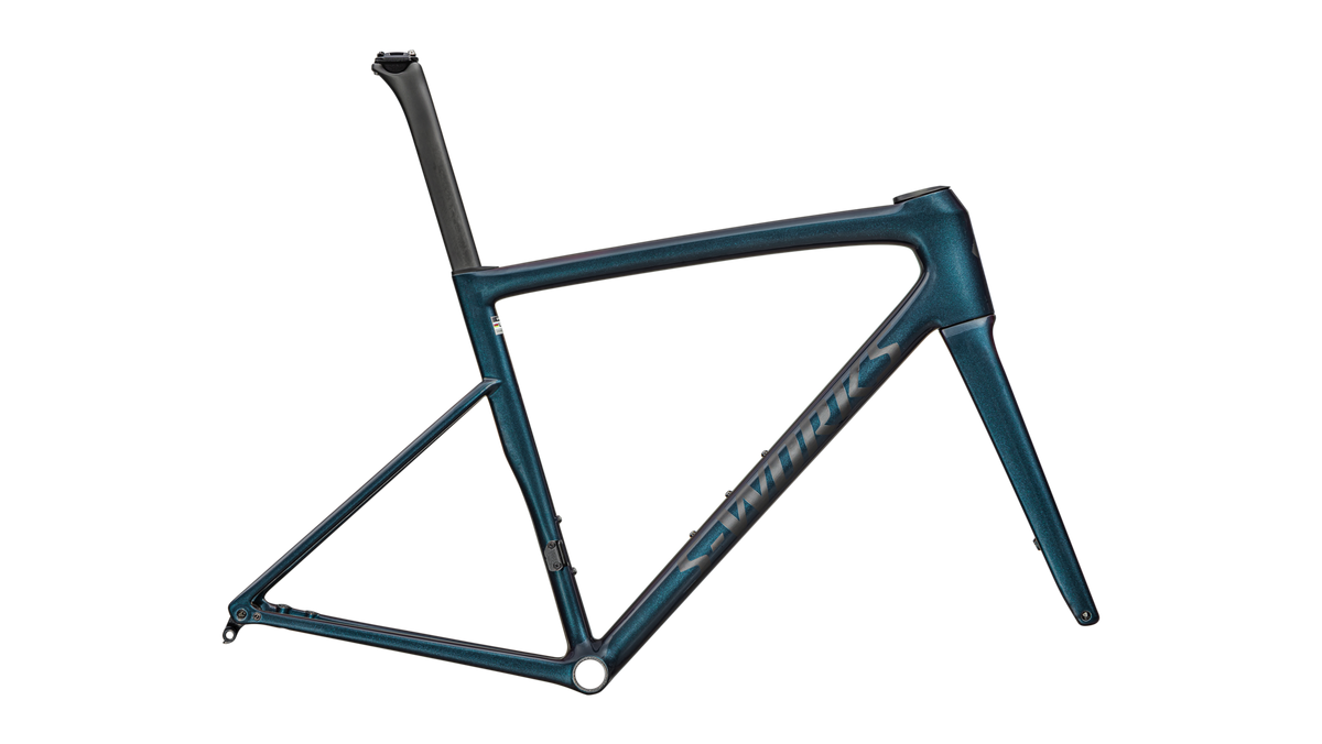 S-Works Tarmac SL8 Frameset - FACT 12R Carbon - Gloss Red To Black Pearl Over Deep Lake Metallic / Satin Metallic Obsidian / 44