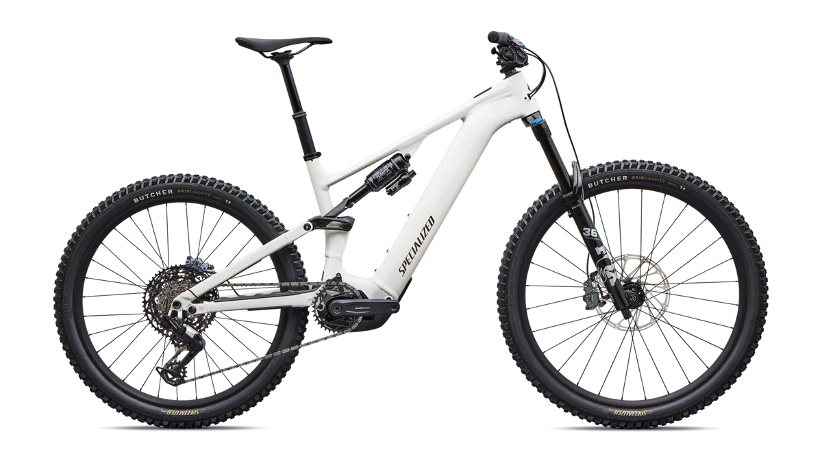Turbo Levo 4 Comp Alloy - Gloss Dune White / S1