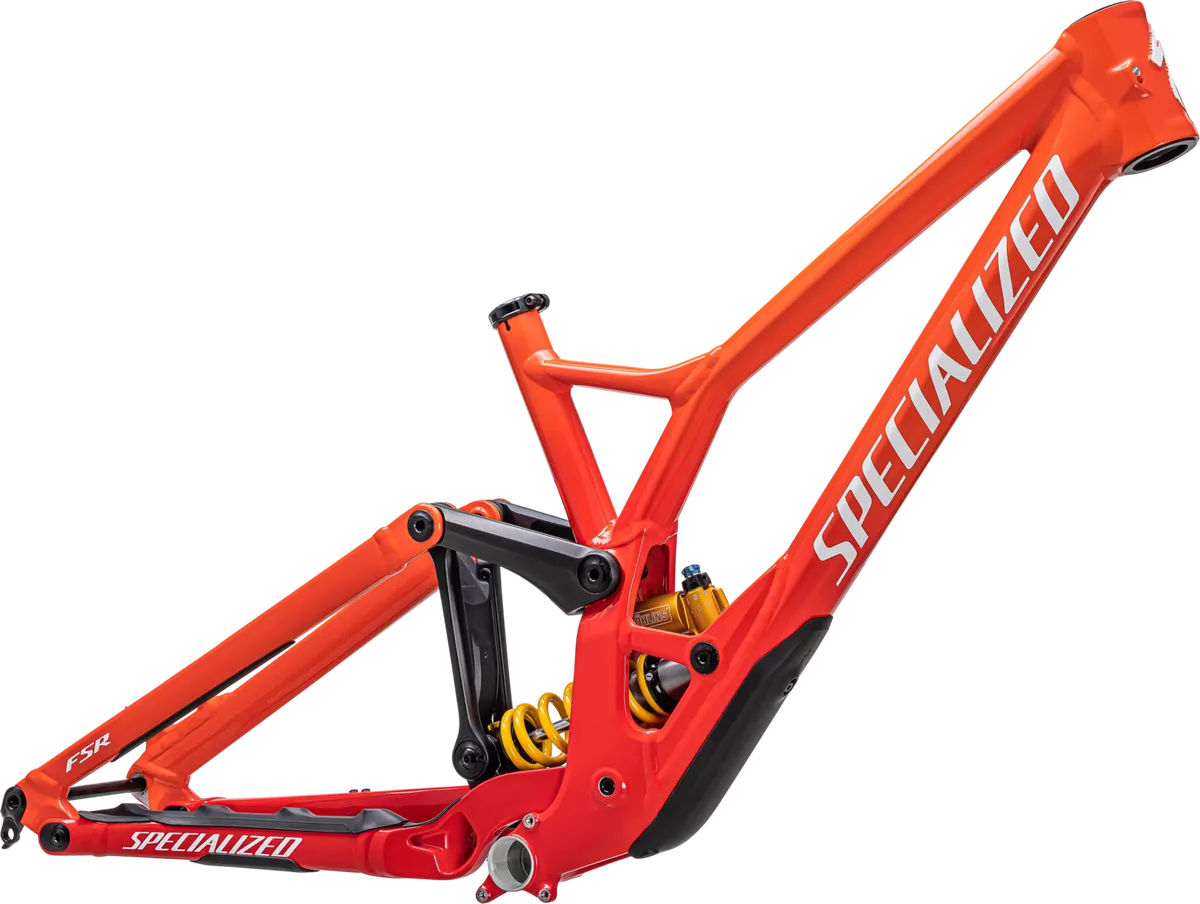 Demo Race Frameset - GLOSS FIERY RED / VIVID RED FADE / WHITE / S2