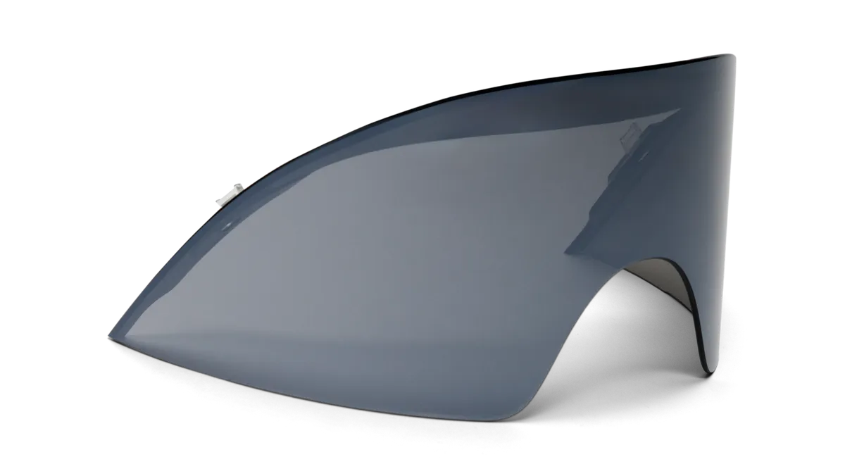 TT5 Trimmed Visor, 60mm, Mirror - One Size