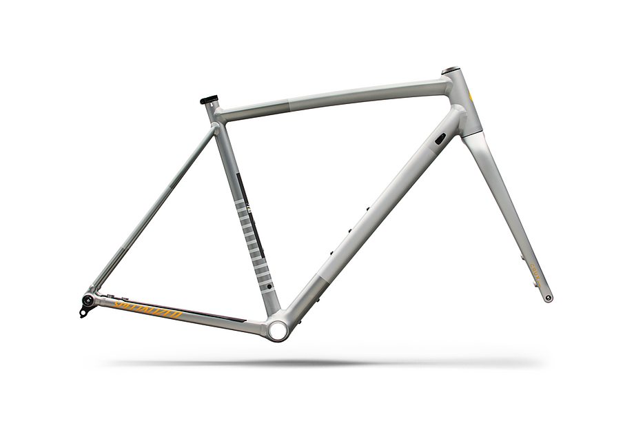 Specialized Crux Ds-Works Frmset Shadow Silver/California Sunshine 56