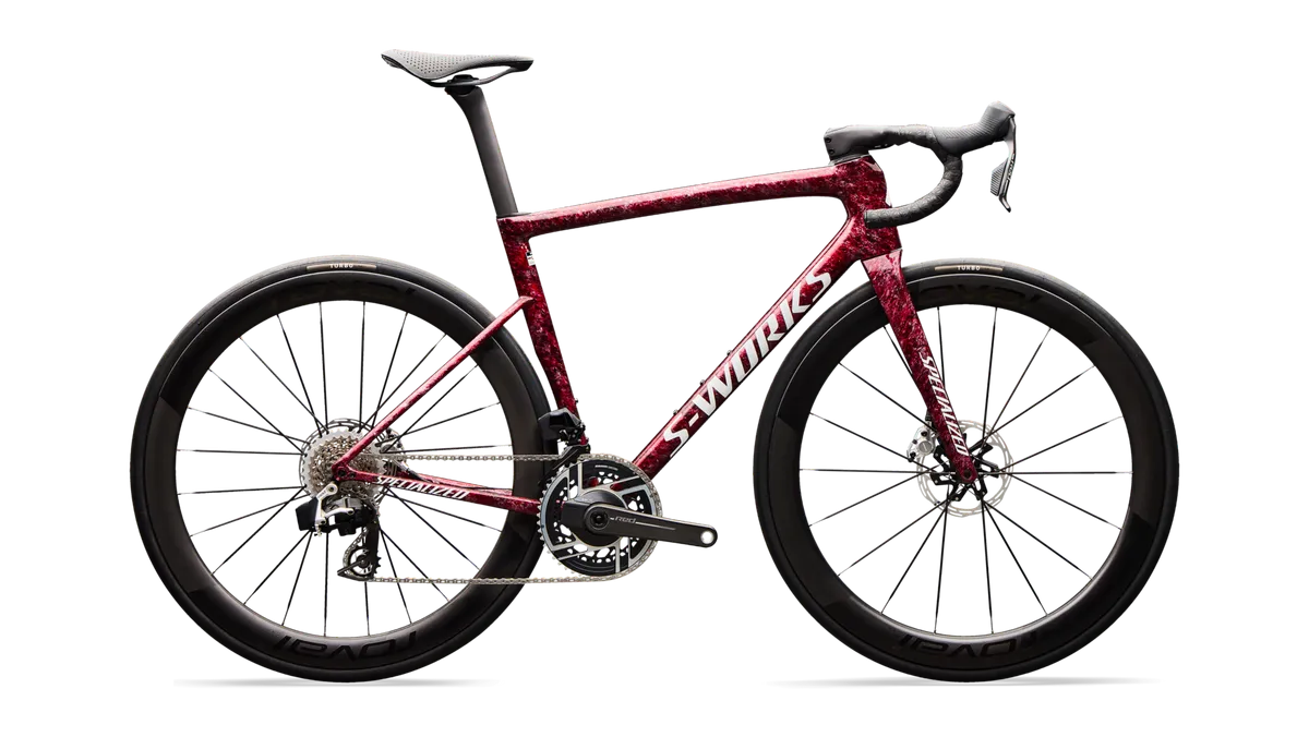 S-Works Tarmac SL8 - SRAM RED AXS - Gloss Redsky White Impasto / 44