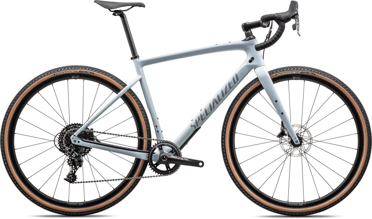 Diverge Sport Carbon - SRAM Apex - GLOSS MORNING MIST/DOVE GREY / 44