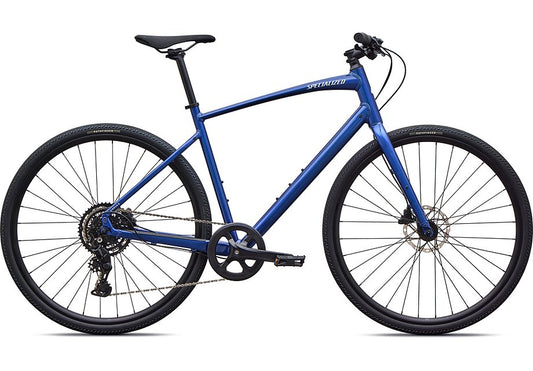 2026 Specialized Sirrus X 2.0 Km Bike Gloss Metallic Obsidian / Burnt Gold Metallic Frost Reflective Xxs