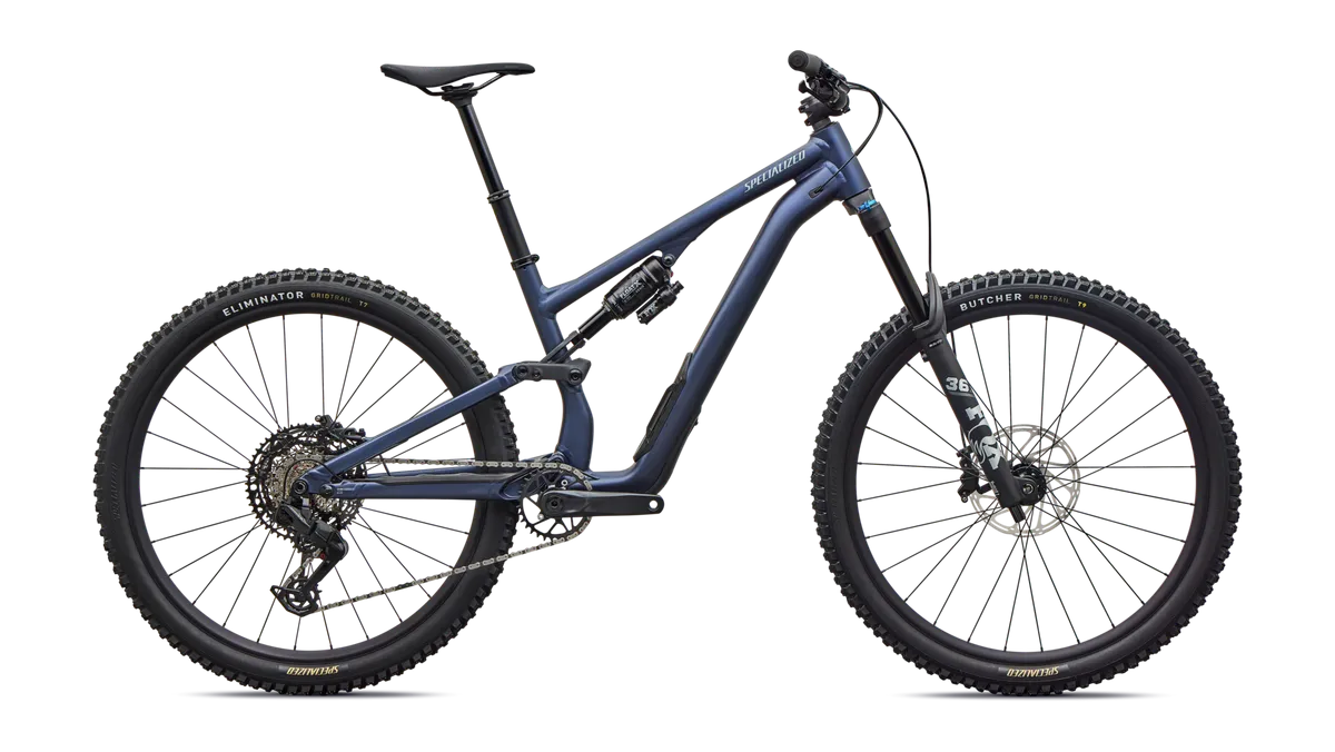 Stumpjumper 15 EVO Comp Alloy - SRAM Eagle 70, FOX Rhythm - Satin Metallic Deep Marine / S1