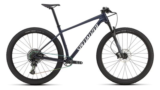 Chisel Hardtail Comp - Gloss Metallic Deep Marine / White / XS