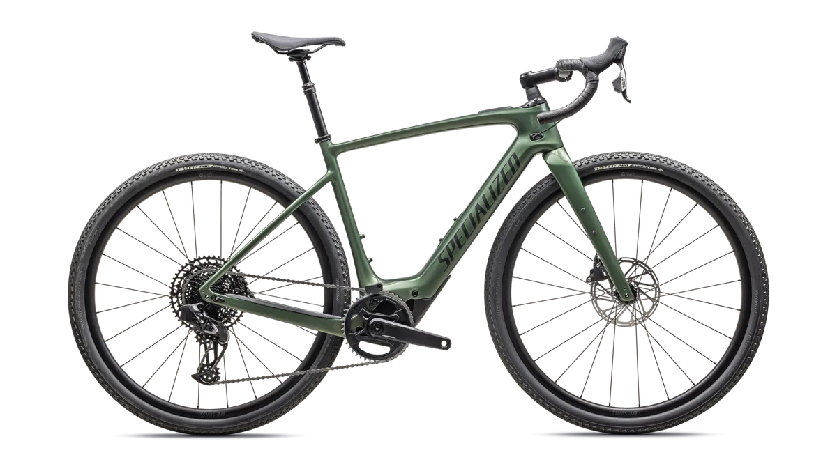 Turbo Creo 2 Comp - SRAM Apex / X1 Eagle AXS - Cypress Metallic / Black Liquid Metal / 49