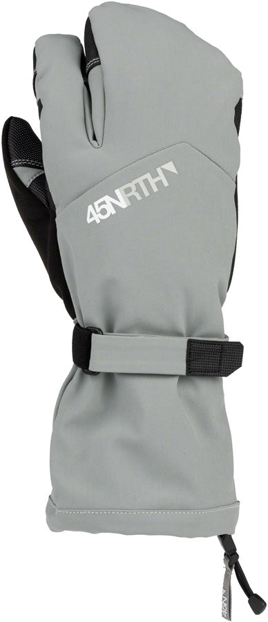 45NRTH 2024 Sturmfist 3 Gloves - Glacial Grey Lobster Style Large