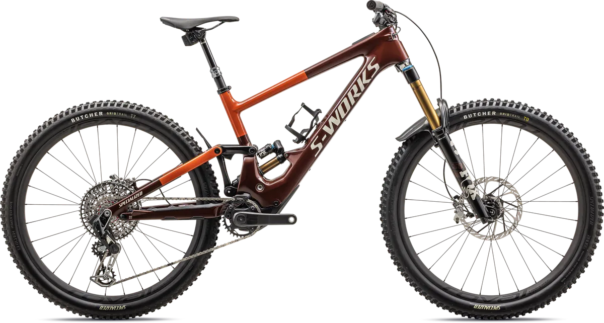 S-Works Turbo Kenevo SL 2 - GLOSS RUSTED RED / REDWOOD / WHITE MOUNTAINS / S2