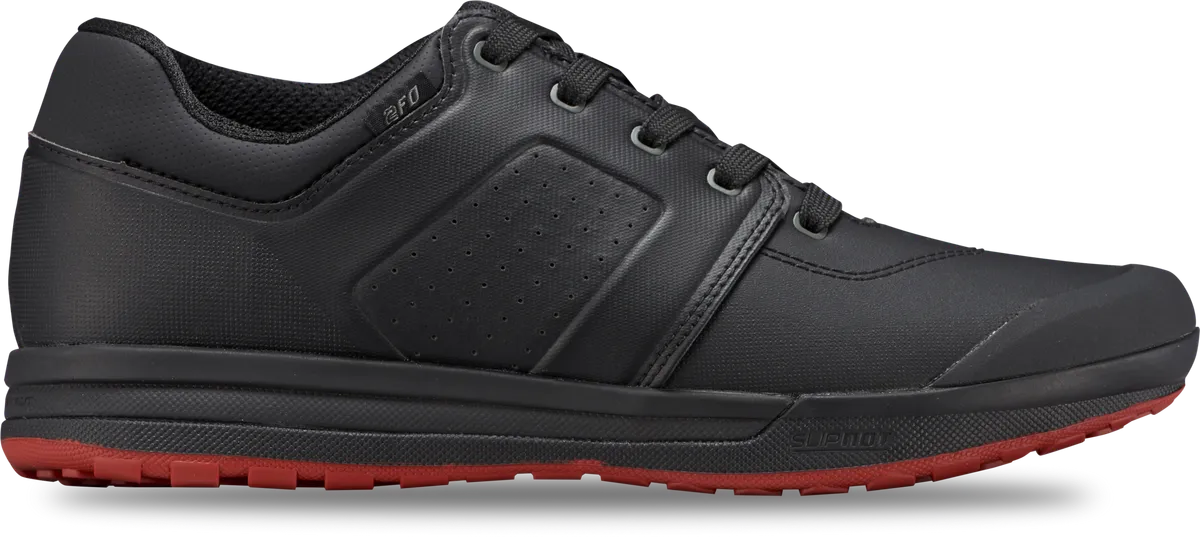 2FO DH Clip Mountain Bike Shoes - Black/Redwood / 36