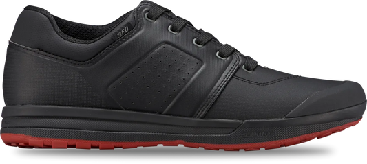 2FO DH Clip Mountain Bike Shoes - Black/Redwood / 36