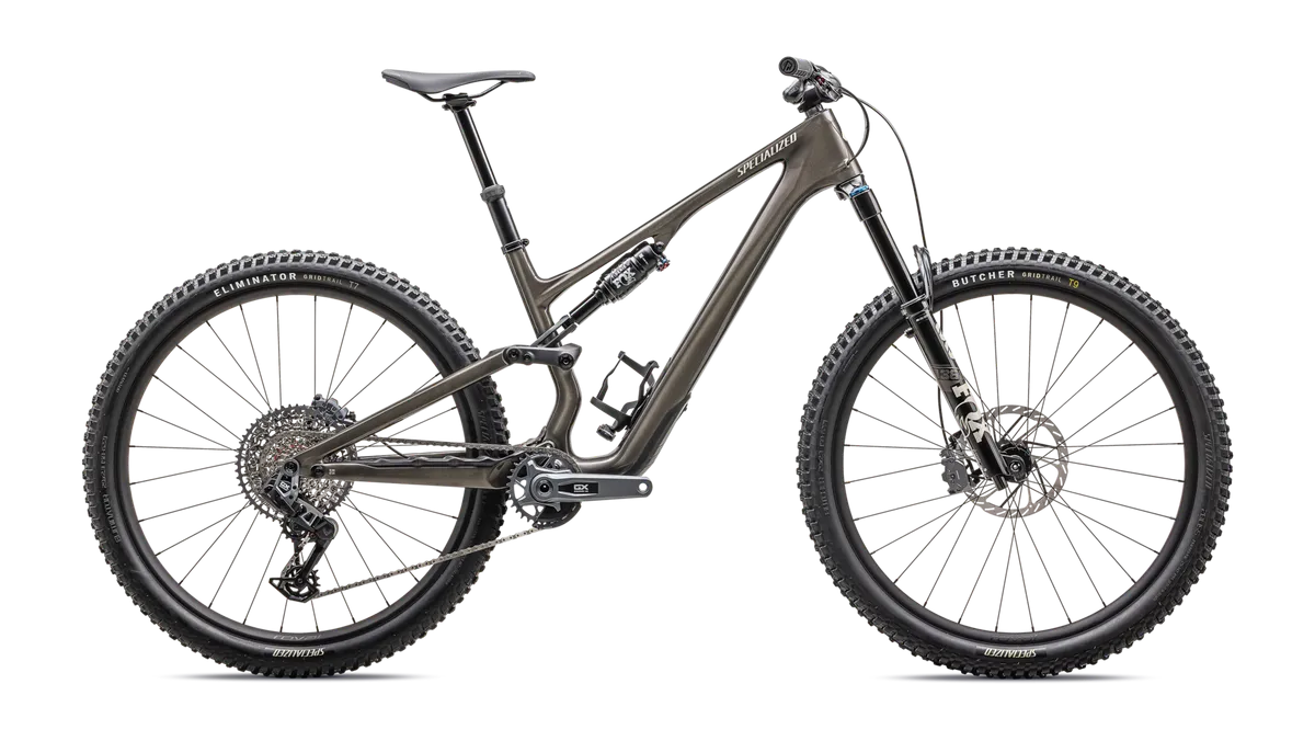 Stumpjumper 15 Expert - SRAM GX AXS, FOX Performance Elite - Gloss Gunmetal / White Mountains / S1