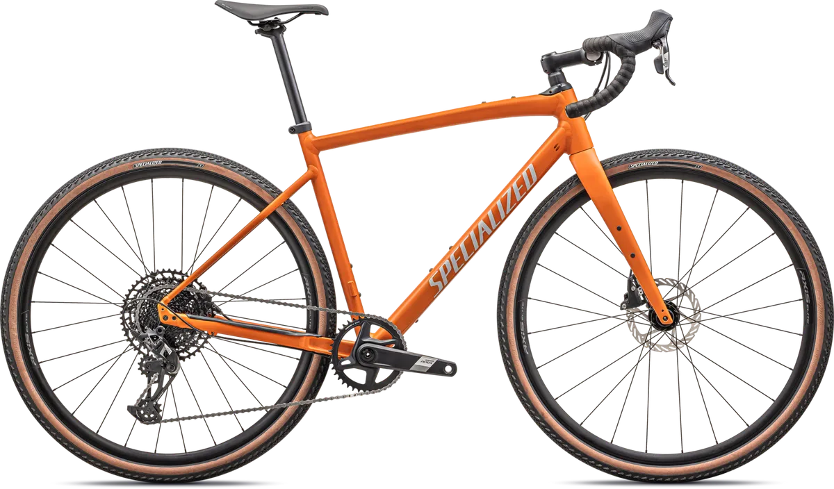 Diverge Comp E5 - SRAM Apex - Satin Amber Glow / Dove Grey / 49
