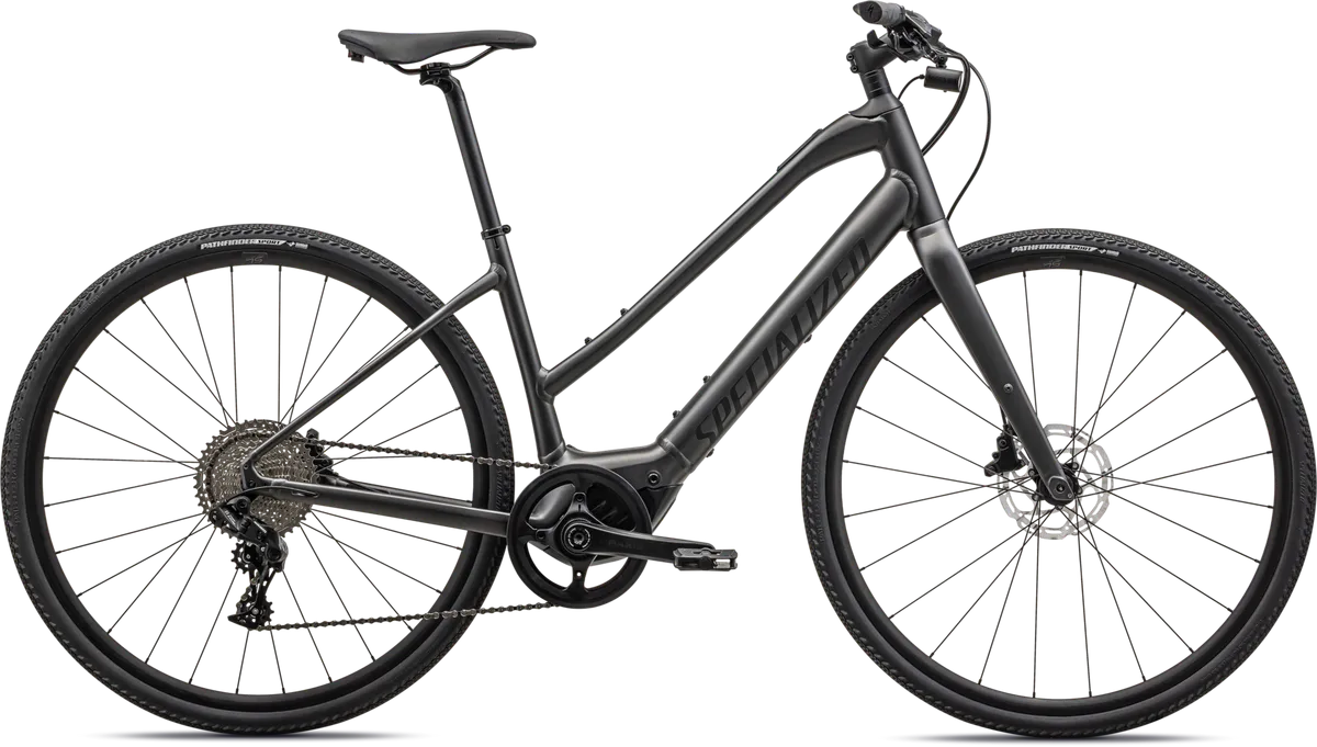 Turbo Vado SL 4.0 Step-Through - Smoke / Black Reflective / S
