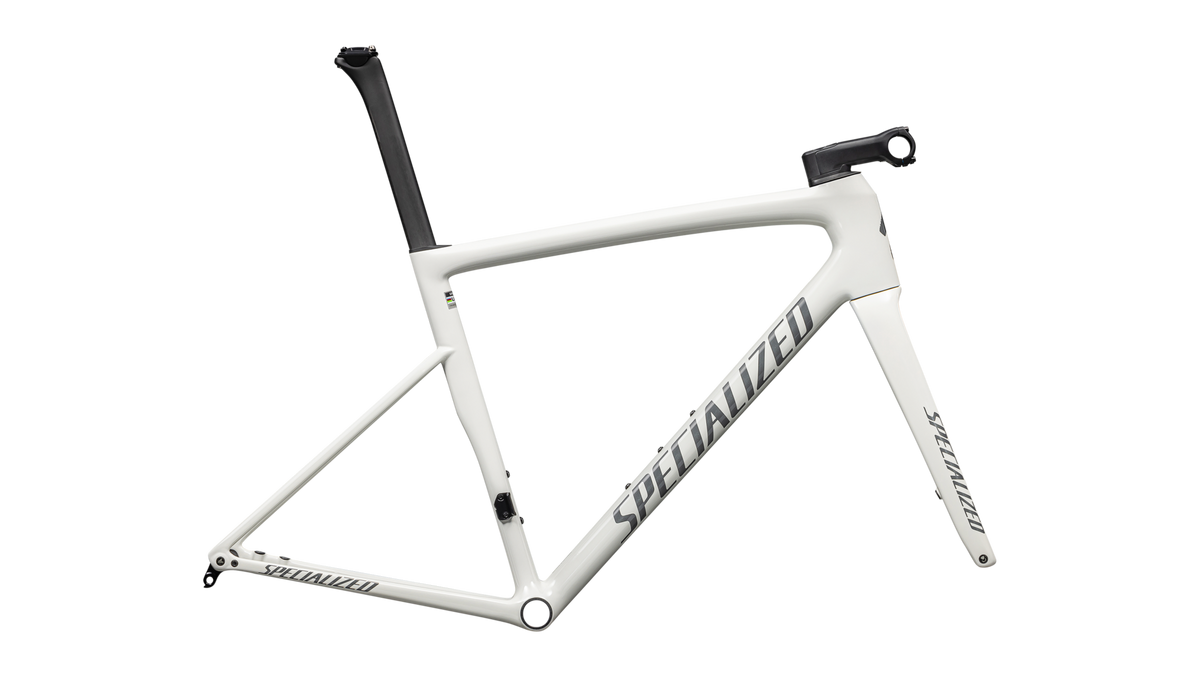 Tarmac SL8 Frameset - FACT 10R Carbon - Gloss Dune White / Black Pearl Over Ashen / 44