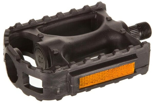 EVO, Swivel Resin, Pedals, Body: Resin, Spindle: Steel, 9/16  Black, Pair