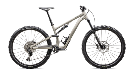 Stumpjumper 15 Alloy - Shimano Deore, RockShox/X-Fusion - Gloss White Mountains / Dark Moss Green / S1