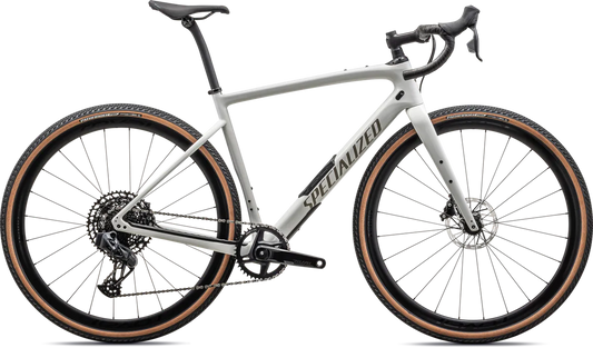 Diverge Expert Carbon - SRAM Rival eTAP AXS / GX Eagle AXS - GLOSS DUNE WHITE/TAUPE / 49