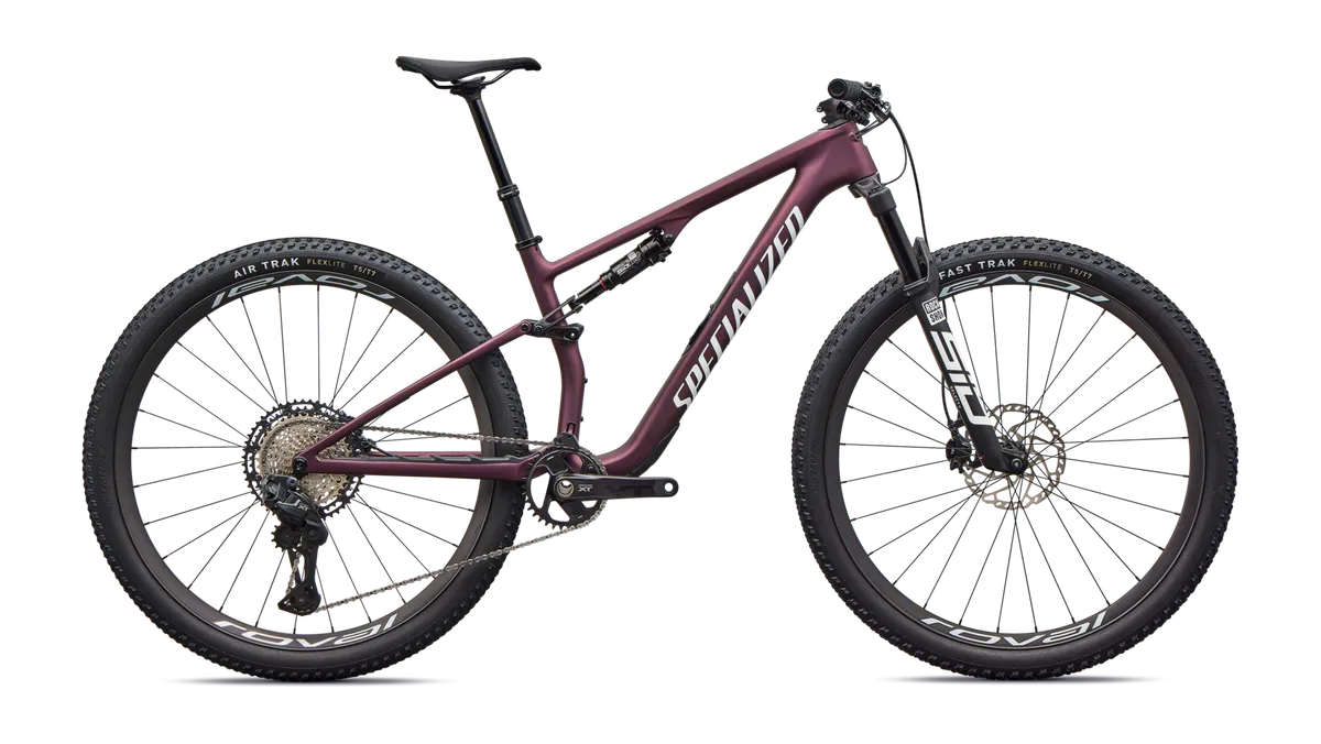 Epic 8 Expert - Shimano XT Di2, RockShox Select+ - Satin Bordeaux Metallic / XS