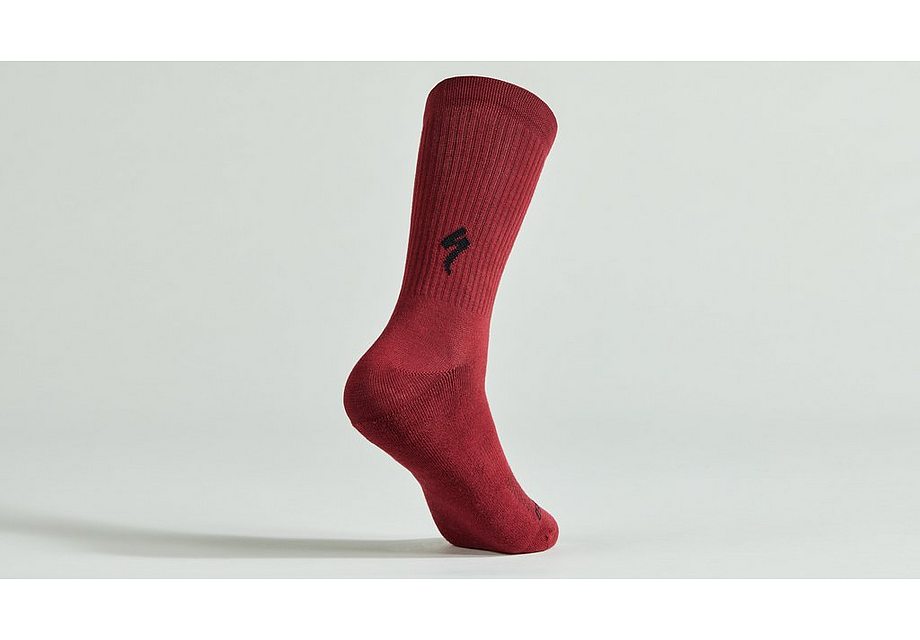 Specialized Cotton Tall Sock Maroon Xl