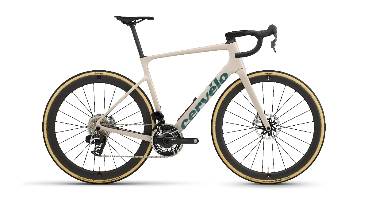 Cervelo Caledonia-5 Red AXS - Sandstone / 48