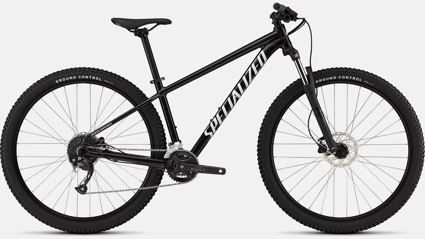 2026 Specialized Rockhopper Base Bike Obsidian/Dune White S - 27.5