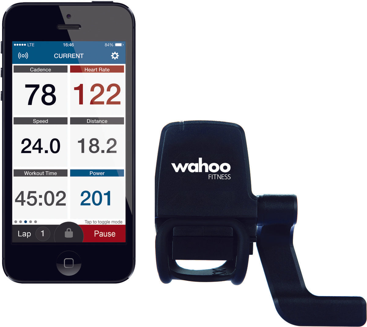 Wahoo Blue SC Speed/Cadence Sensor (BT/ANT+) Cadence/Speed Sensor Wahoo Fitness   