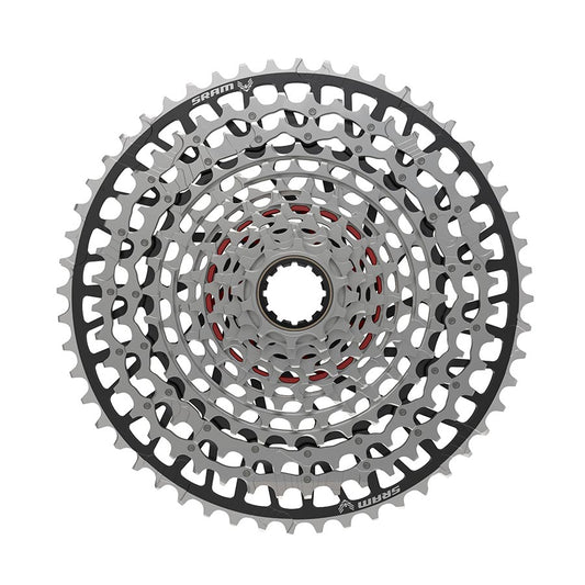SRAM XX Eagle T-Type XS-1297 Cassette - 12-Speed 10-52t For XD Driver Silver/BLK Cassettes and Cogs SRAM   