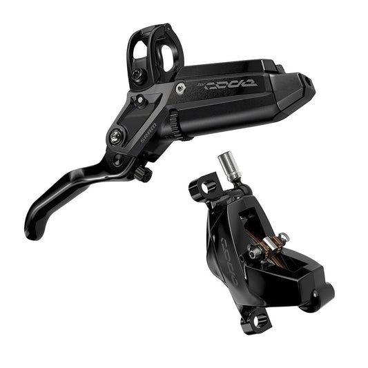 SRAM Code Silver Stealth Disc Brake Lever - Front Post Mount 4-Piston Aluminum Lever SS Hardware BLK C1 Disc Brake & Lever SRAM   