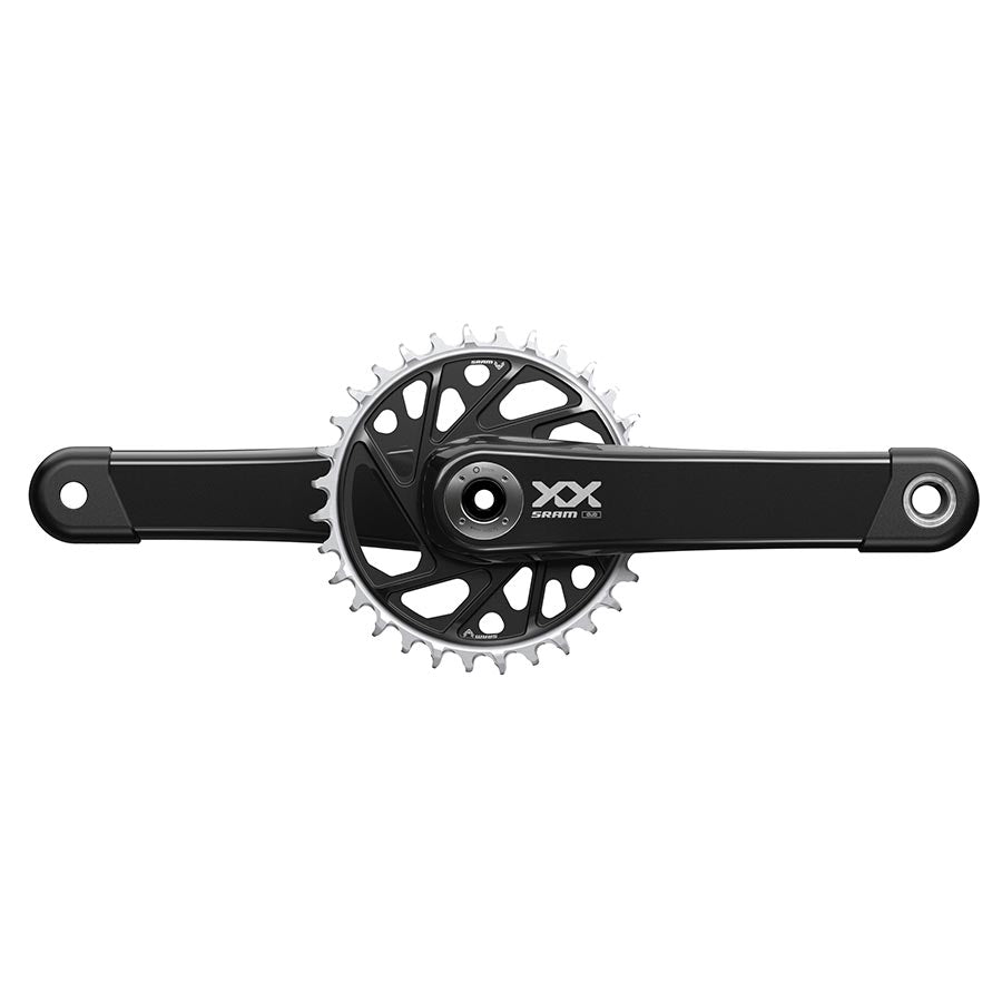 SRAM XX Eagle T-Type Wide Crankset - 170mm 12-Speed 32t Chainring Direct Mount 2-Guards DUB Spindle Interface BLK Cranksets and Arms SRAM   