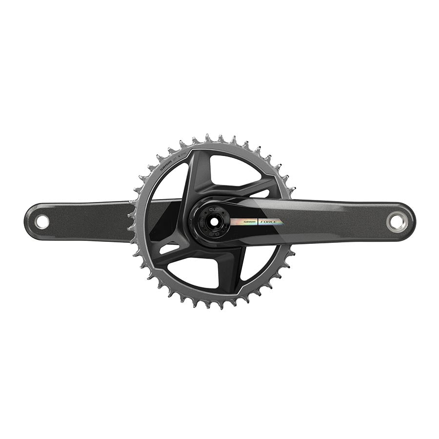 SRAM Force 1 Crankset - 172.5mm 12-Speed 40t Direct Mount DUB Spindle Interface Iridescent Gray D2 Cranksets and Arms SRAM   