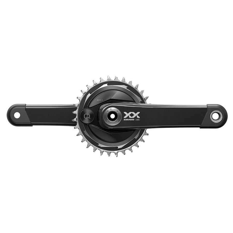 SRAM XX Eagle T-Type AXS Power Meter Wide Crankset - 170mm 12-Spd 32t Chainring DM Thread Mount PM Spider DUB Spindle Interface Blk Cranksets and Arms SRAM   