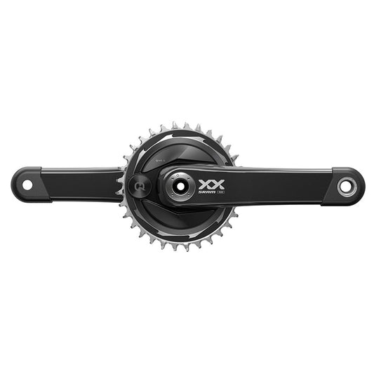SRAM XX Eagle T-Type AXS Power Meter Wide Crankset - 170mm 12-Spd 32t Chainring DM Thread Mount PM Spider DUB Spindle Interface Blk Cranksets and Arms SRAM   
