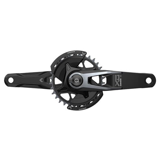 SRAM X0 Eagle T-Type AXS Power Meter Wide Crankset - 165mm 12-Speed 32t Chainring Direct Mount 2-Guards PM DUB Spindle BLK Cranksets and Arms SRAM   