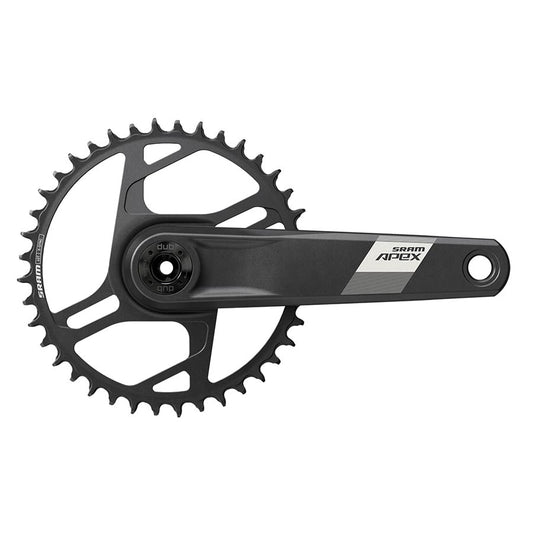 SRAM Apex 1 Wide Crankset - 175mm 12-Speed 40t Direct Mount DUB Spindle Interface BLK D1 Cranksets and Arms SRAM   