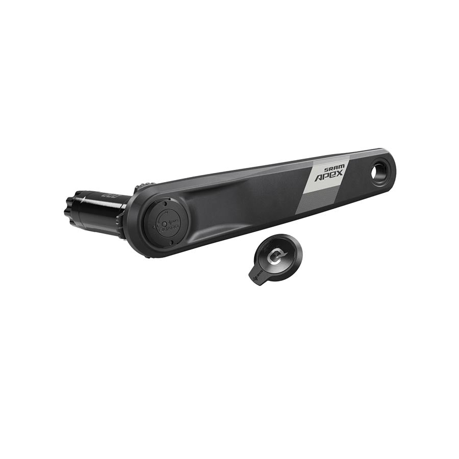 SRAM Apex AXS Wide Left Crank Arm Power Meter Spindle Assembly - 170mm 12-Speed DUB Spindle Interface BLK D1 Cranksets and Arms SRAM   