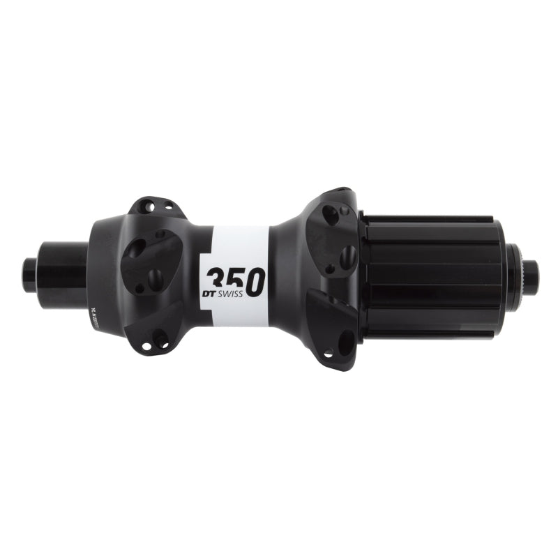 DT Swiss 350 Rear Hub - QR x 130mm Rim Brake HG11 Road BLK 24H Straightpull 36pt Rear Hub DT Swiss   