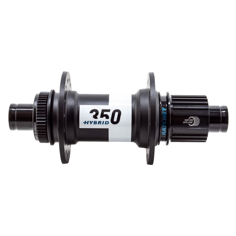 DT Swiss 350 Hybrid Rear Hub - 12 x 148mm Center-Lock Micro Spline BLK 32h 24pt Rear Hub DT Swiss   