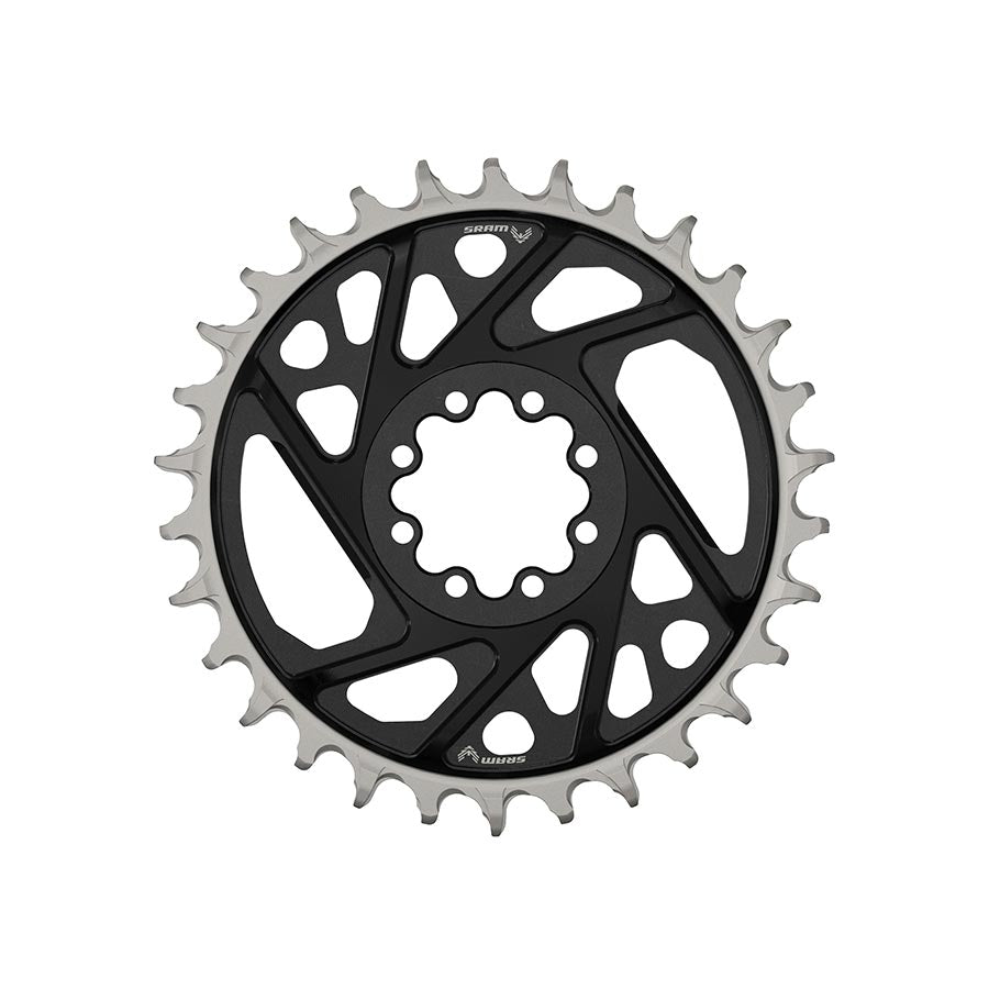 SRAM XX Eagle T-Type Direct Mount Chainring - 30t 12-Speed 8-Bolt Direct Mount 3mm Offset Aluminum BLK D1 Chainrings SRAM   