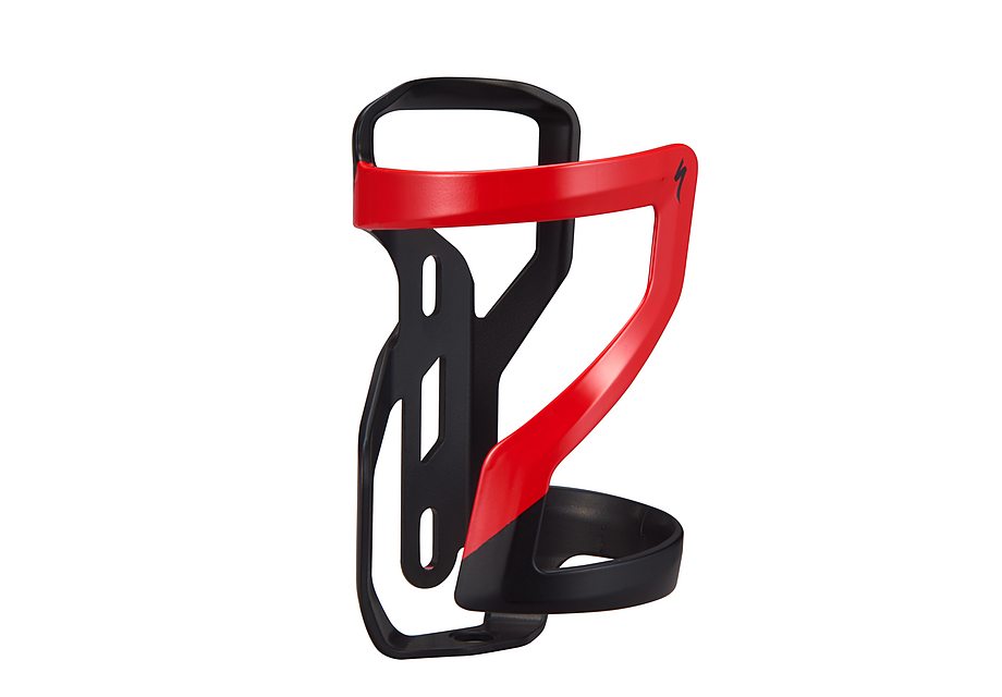 Specialized zee cage ii right dt matte black/flo red one size Bottle Cages and Parts Specialized   